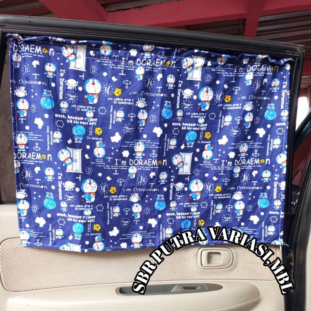 Tirai mobil tempel/Gorden mobil anak bayi/tirai pintu mobil kaca samping/gorden mobil Avanza Xenia A