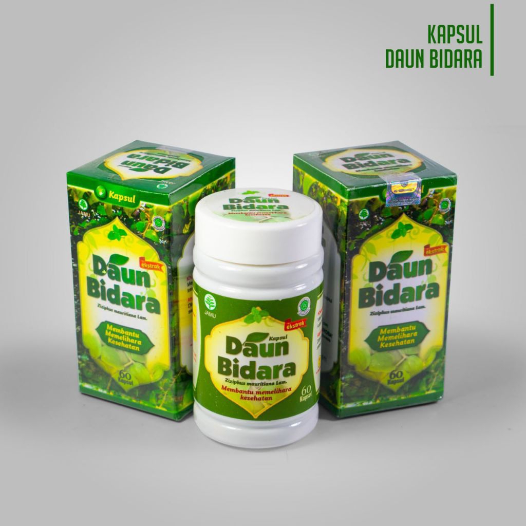Kapsul Herbal Ekstrak Daun Bidara isi 60,Ori ALGHUROBA