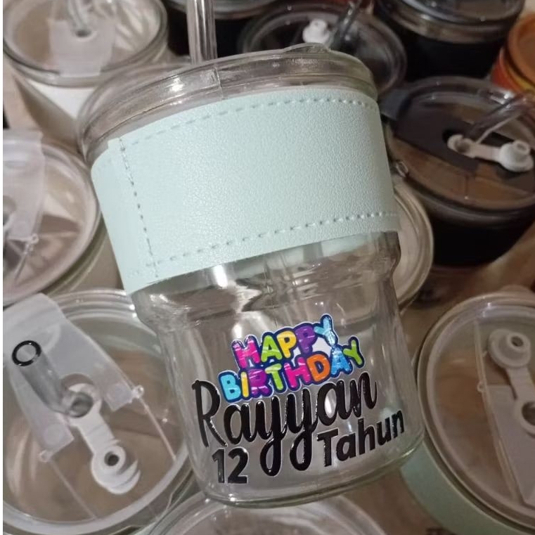 Gelas Georgeos Souvenir Gelas Sablon Uv Souvenir Gelas Kaca