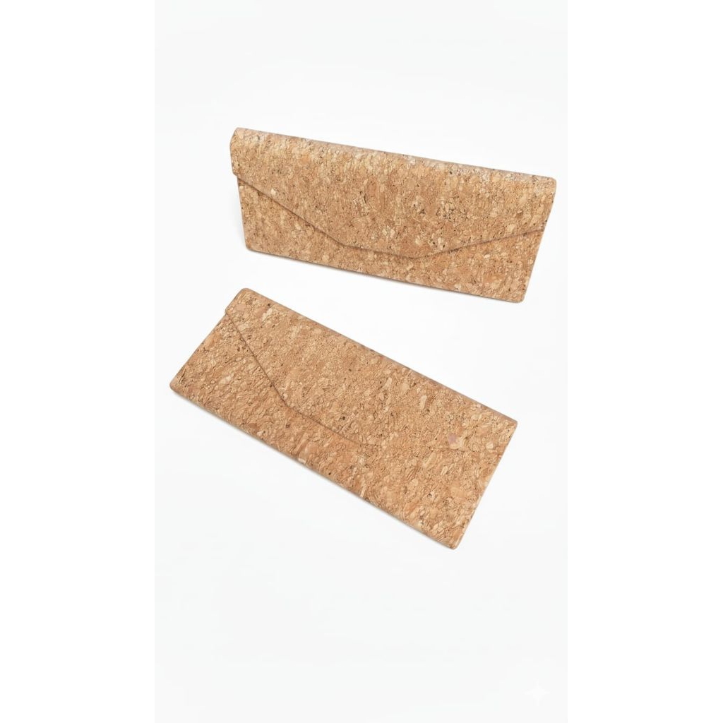 box kacamata lipat tempat kacamata corak kayu