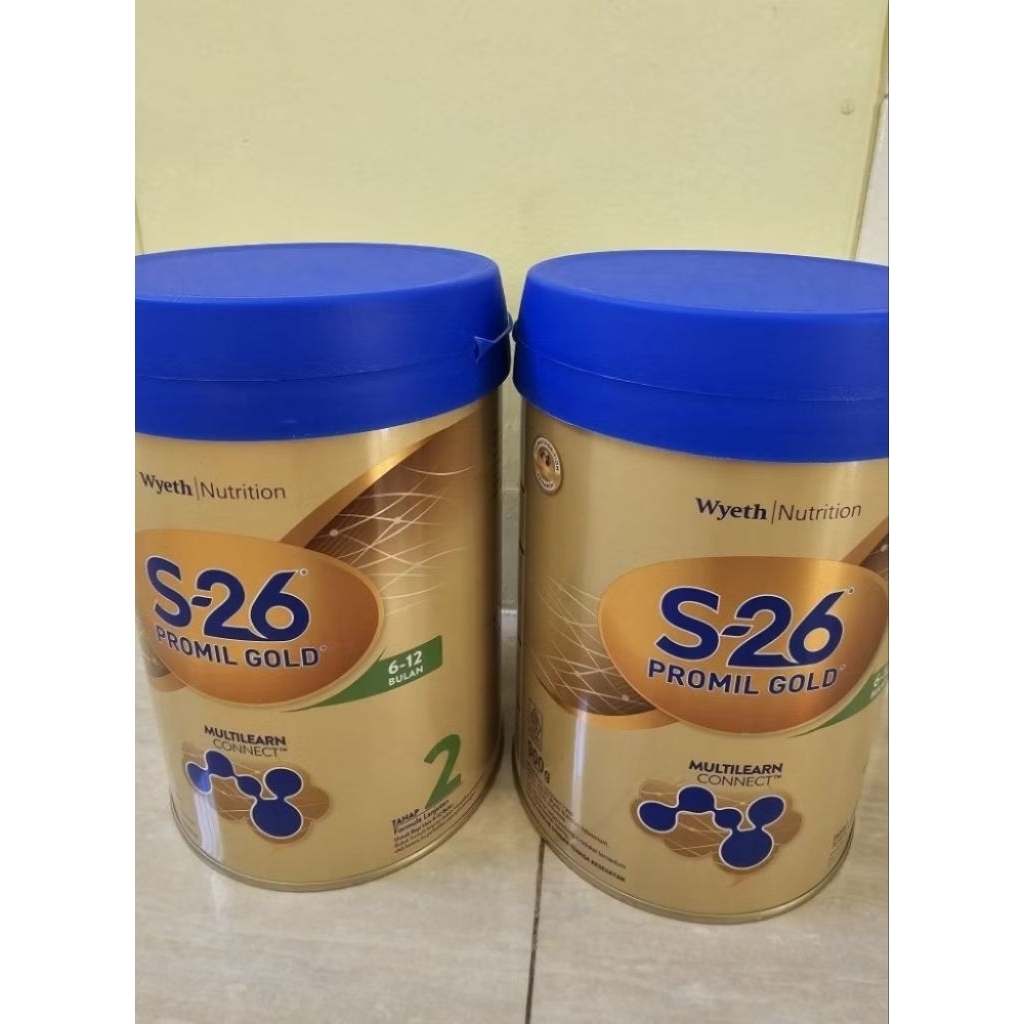 kaleng bekas susu s26 gold tahap 1, 2& 3 400gr & 900gr