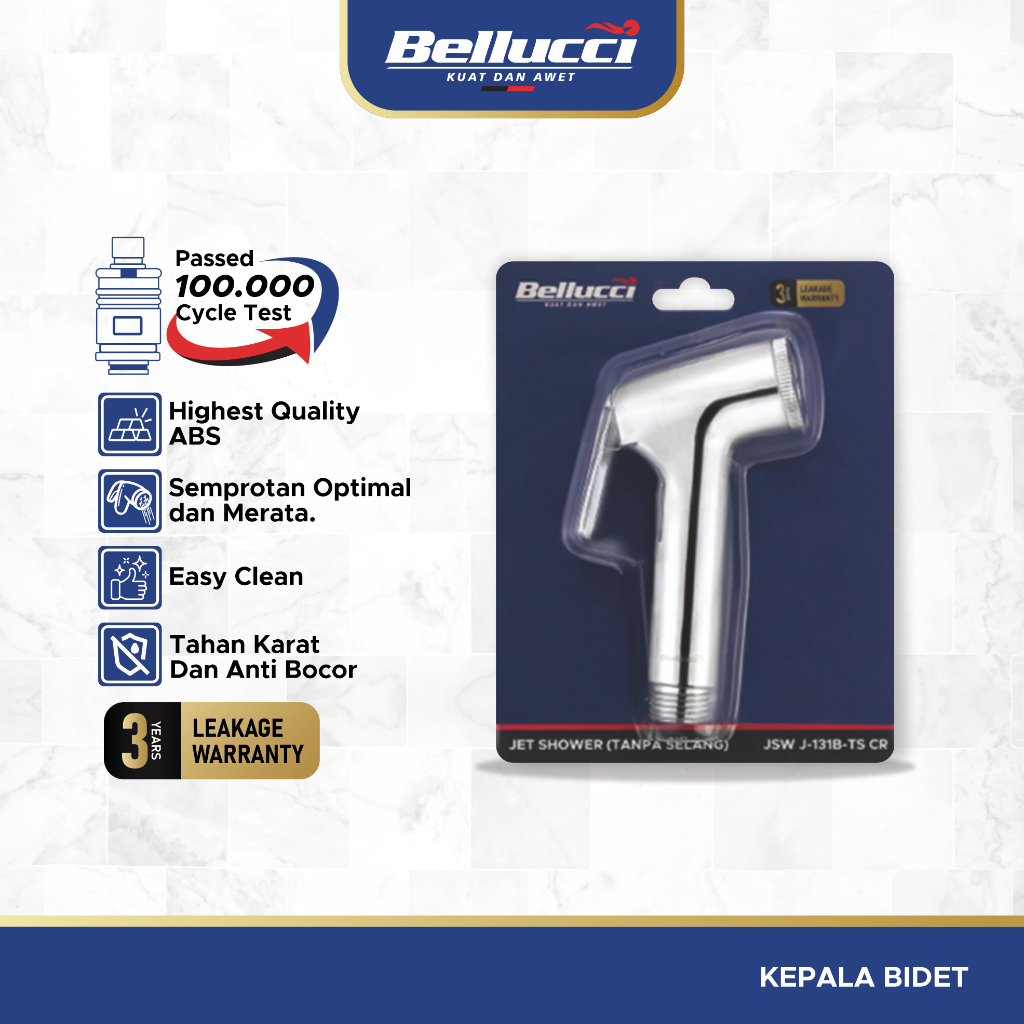 BELLUCCI JET SHOWER TANPA SELANG