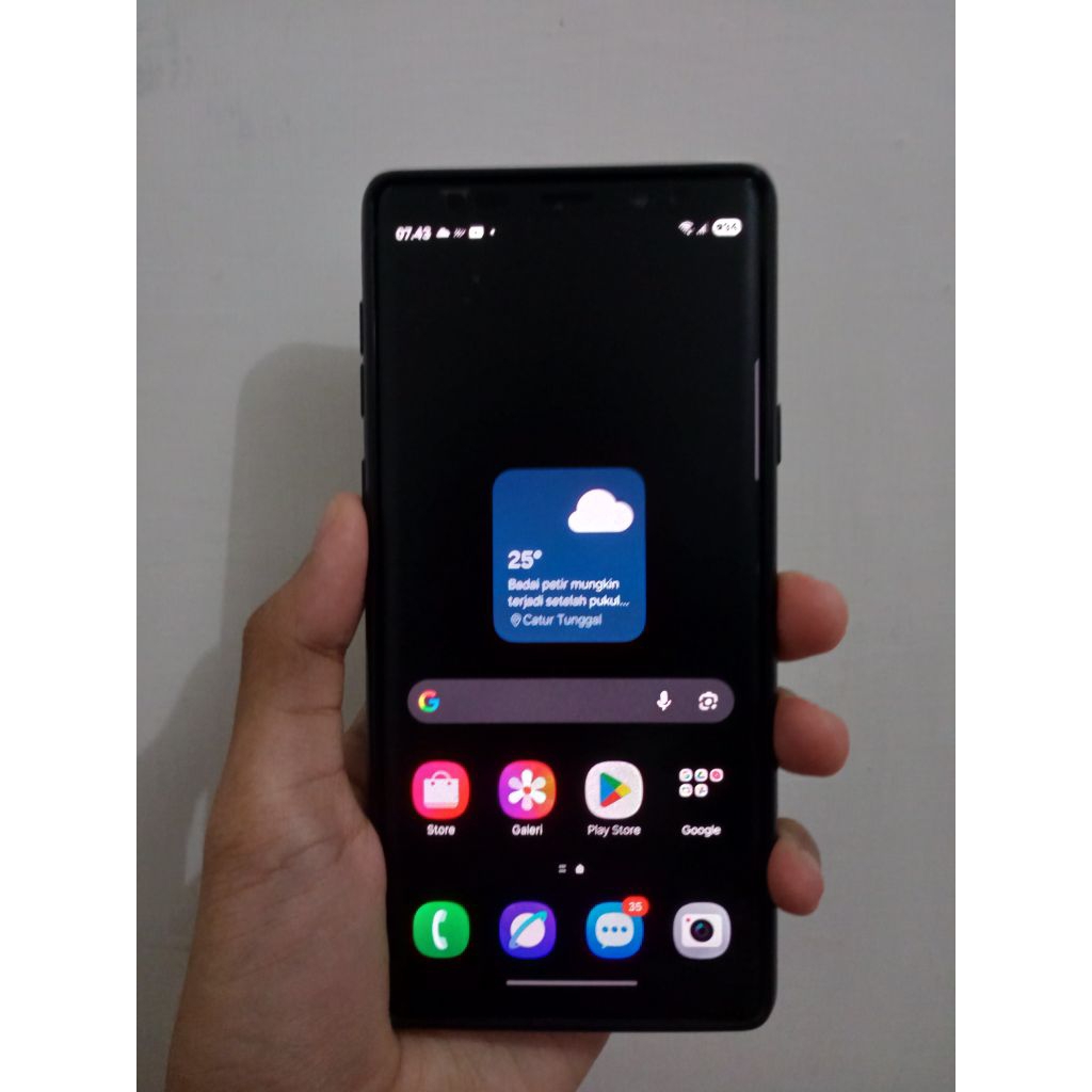 HP ONLY NEGO Samsung Galaxy Note 9-Seken 6/128 100% sesuai gambar