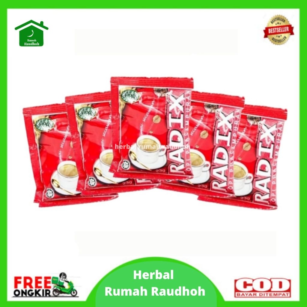 KOPI RADIX HPA PER SACHET IMPORT MALAYSIA - KOPI 7 ELEMEN ORIGINAL