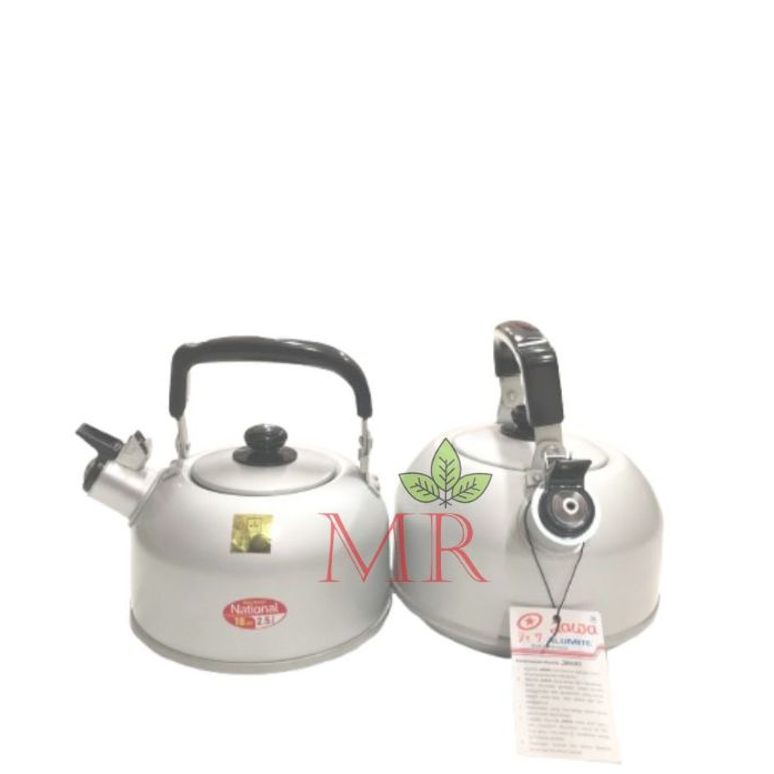 Maspion Silano Teko Bunyi Nasional Ukuran 18/20  CM Whistling Kettle Alumunium Maspion Jawa Original