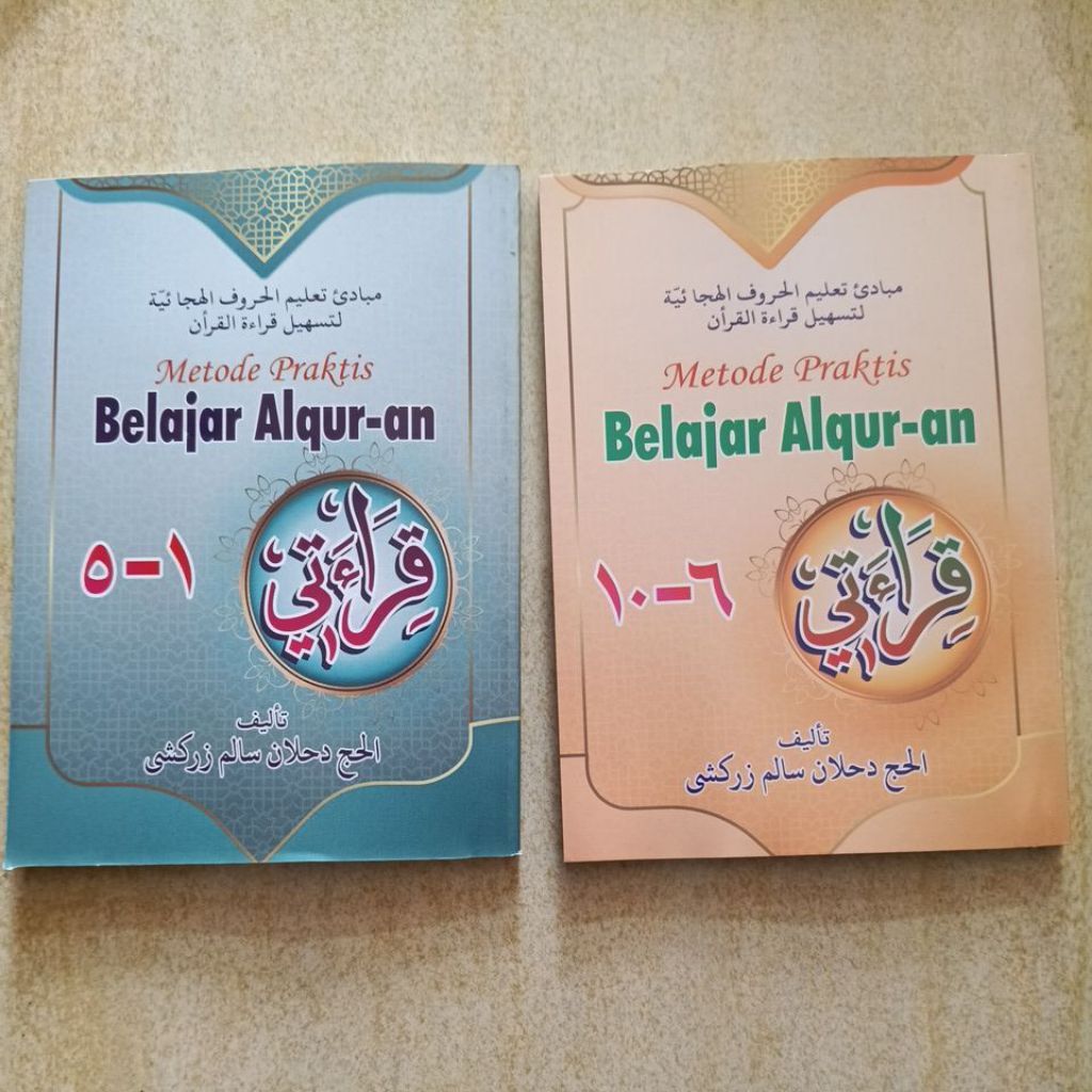 Qiroati Bandel Jilid 1-5 & 6-10 Metode Praktis Baca Tulisan Al Quran