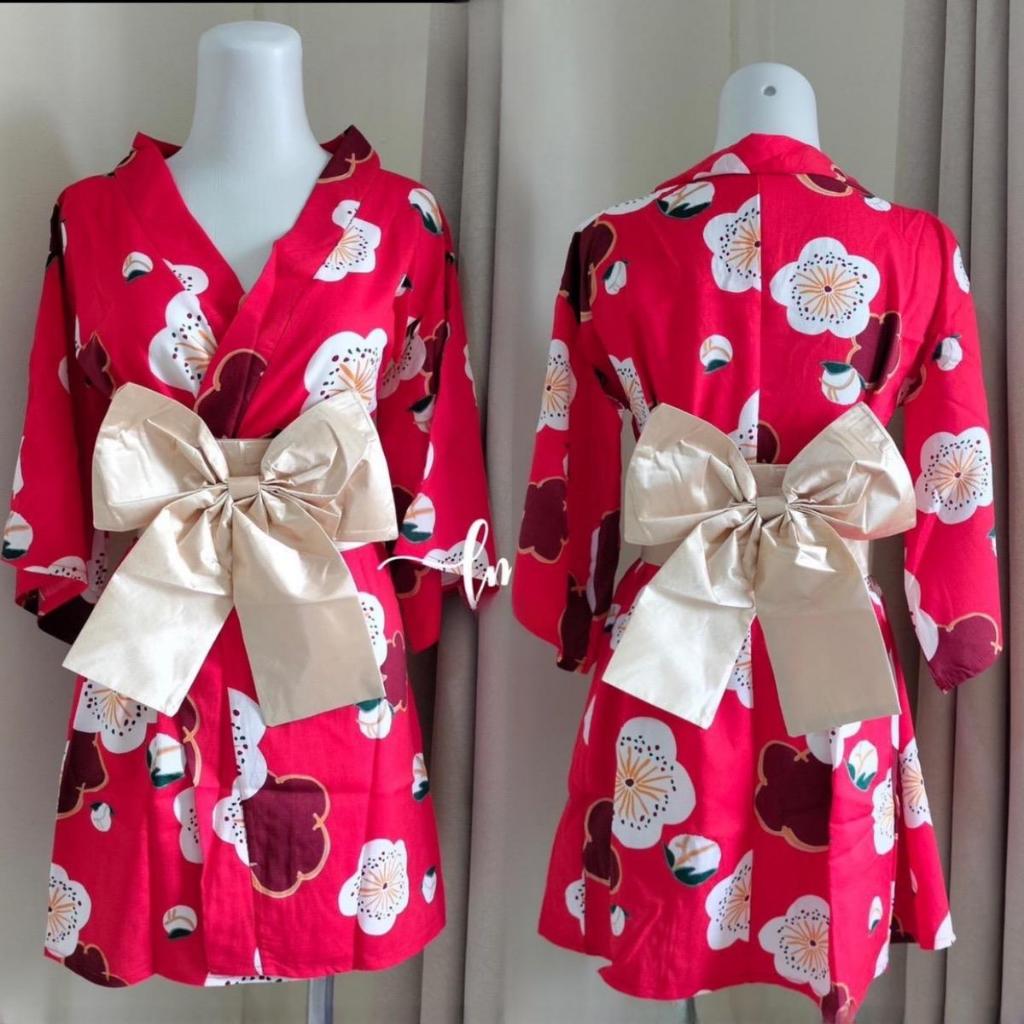 Crystal BELLA sexy lingerie kimono baju tidur sexy lingerie wanita / costum kimono jepang / Baju kos