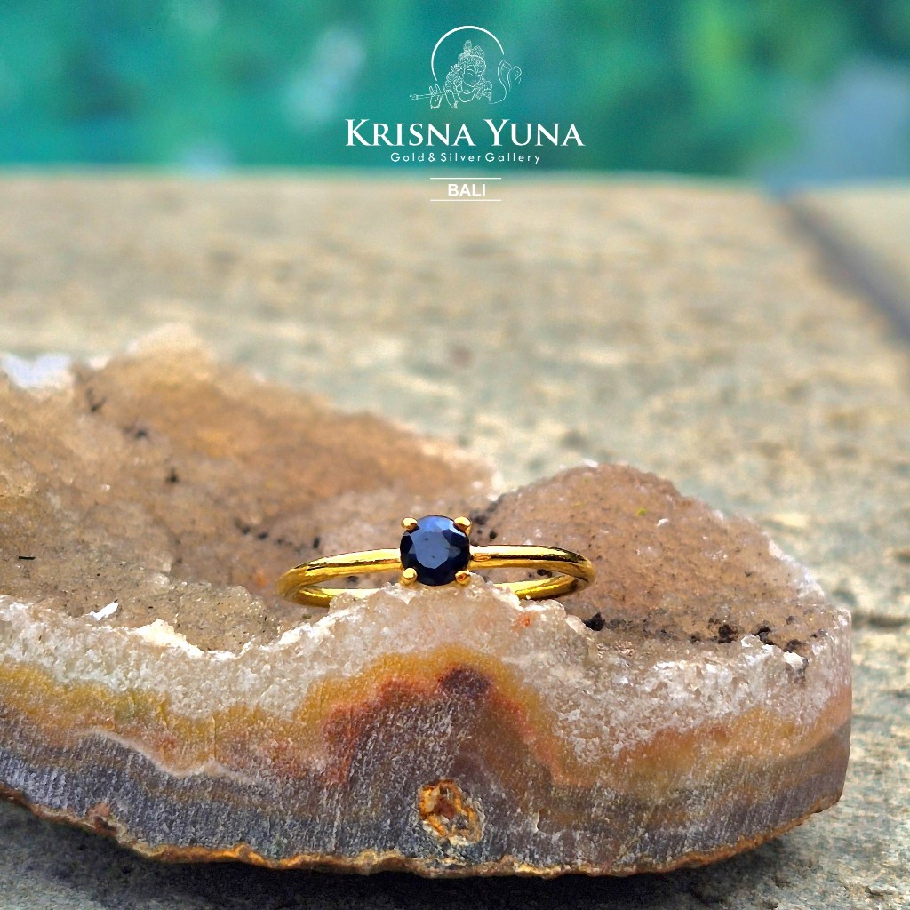 Natural African Blue Sapphire Ring