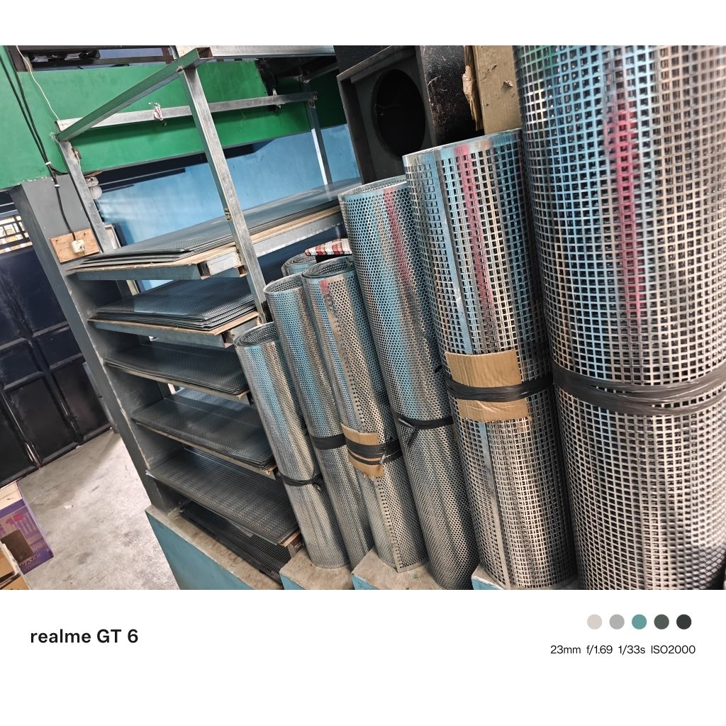 Plat Grill Speaker / Lembaran 1m x 2m 120cm x 240cm / Ram Lubang Bulat Hexa Segi 6 Kotak / Bahan Bes