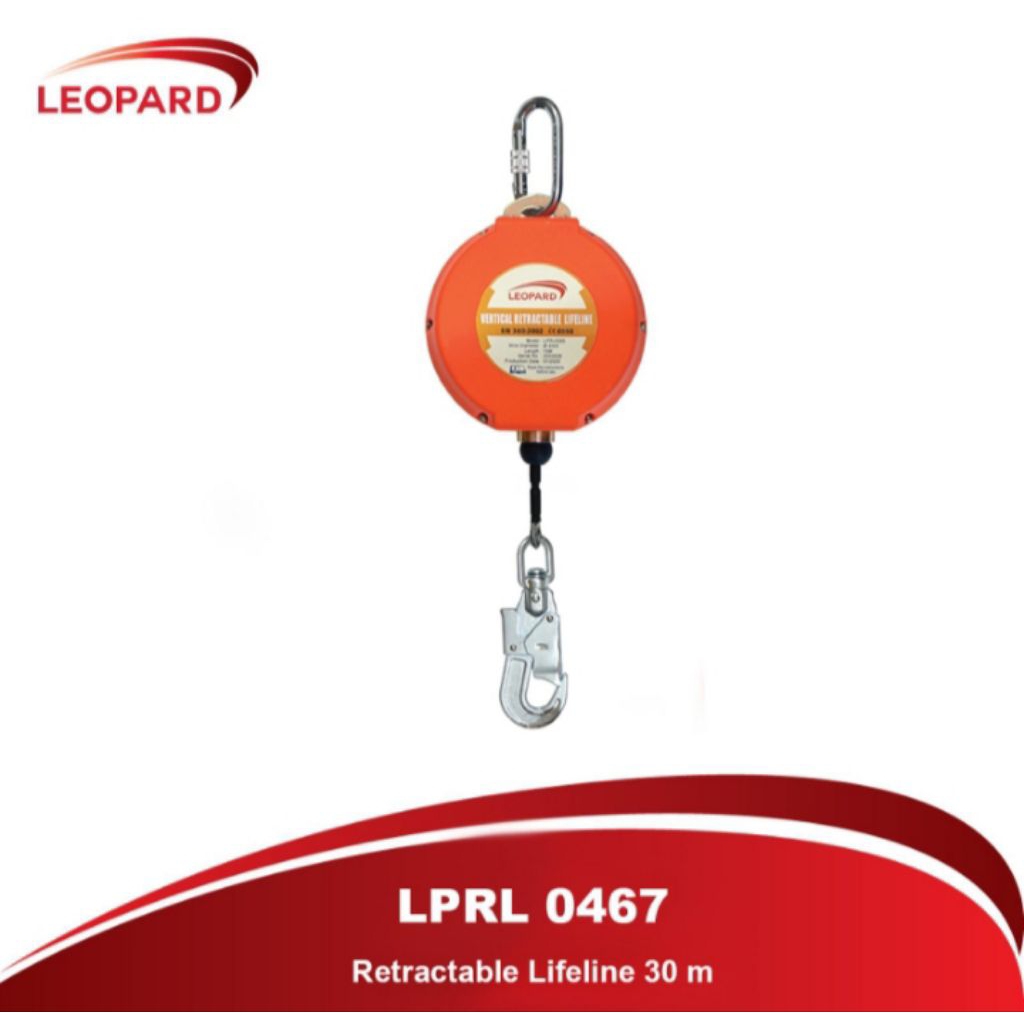 Retractable Lifeline Leopard LPRL 0467 Original / Safety Lifeline 30M Leopard