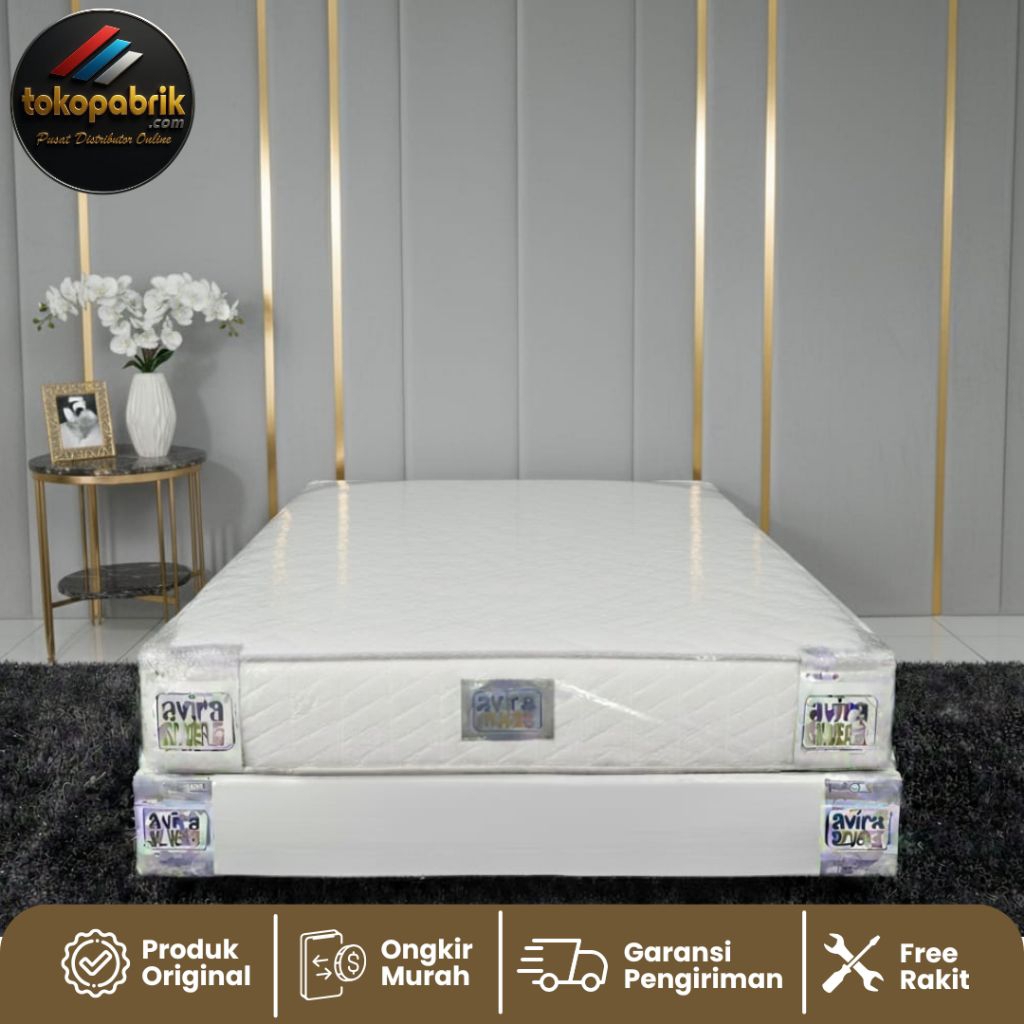 PROMO Kasur Springbed Tebal 24cm - Matras Spring Bed Avira Bergaransi - Springbed Murah Garut Subang