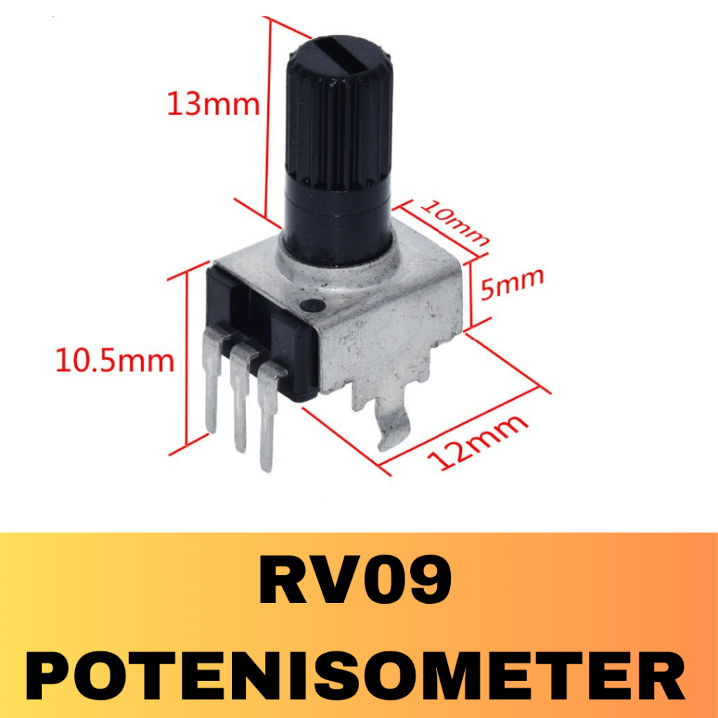 Potensio 100K RV09 Potensiometer 100 K Ohm RV 09