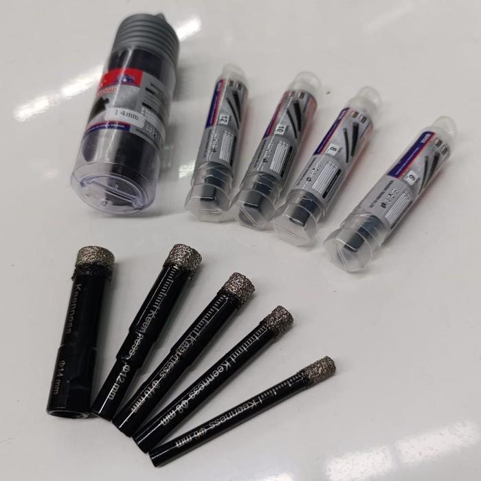 Mata Bor Keramik Dan Granit Mata Bor Keramik Set Mata Bor Kaca Set Untuk Kaca / Marmer / Granit