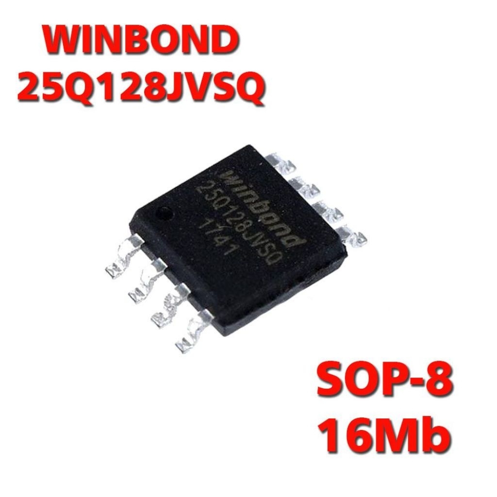 IC EEprom 3V Winbond ORIGINAL 25Q128 W25Q128 W25Q128JVSQ SOIC 8 FLASH SPI