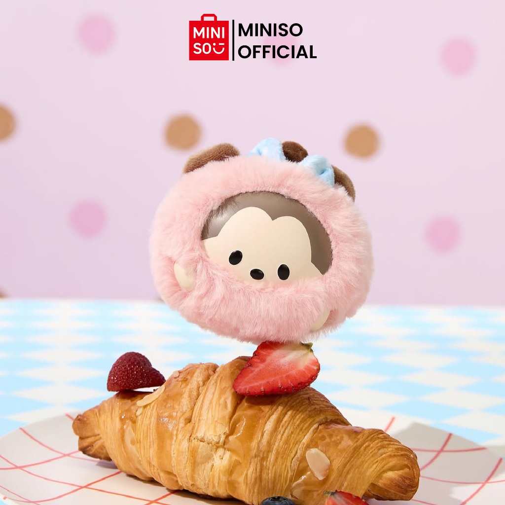 MINISO TOY - Miniso x Miniso Disney Ufufy Fruit Collection Vinyl Plush Surprise Box Gantungan Tas Ga