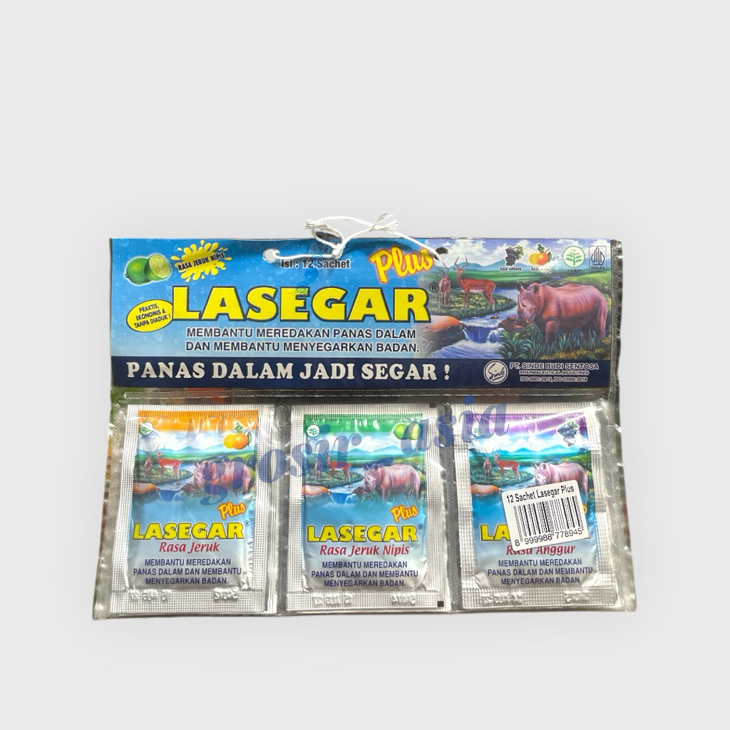 Lasegar Sachet 1 Renteng Isi 12 Sachet