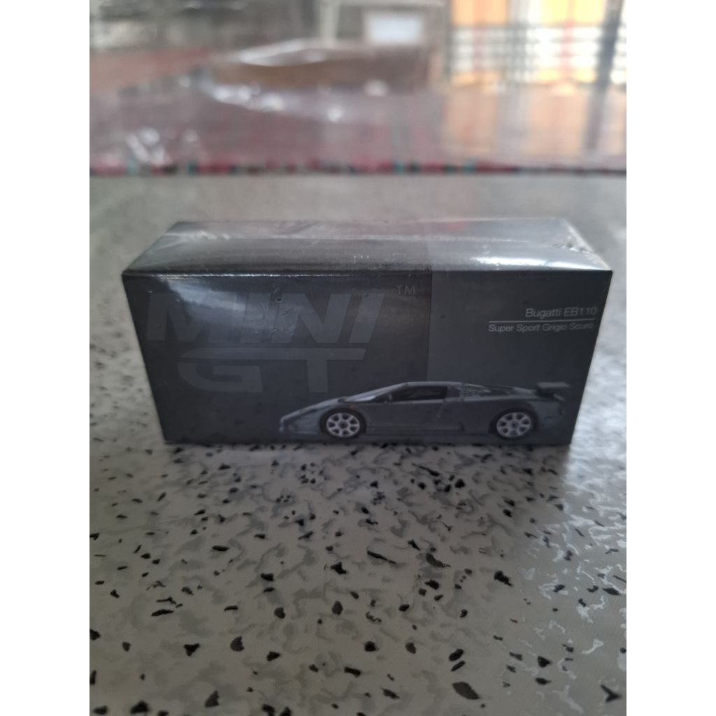 Mini GT Bugatti EB110 Super Sport Grigio Scuro (seald)