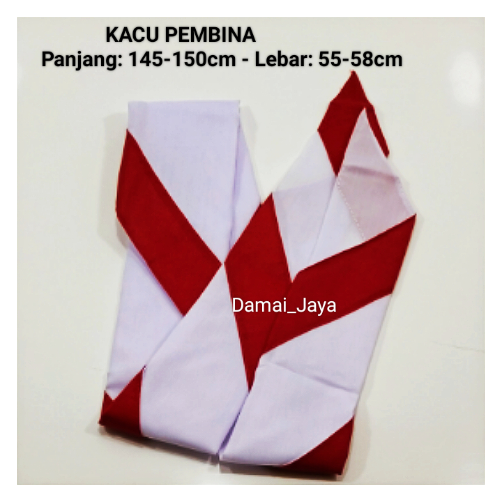 Kacu Pembina Pramuka Jumbo Panjang 150cm Lebar 58cn