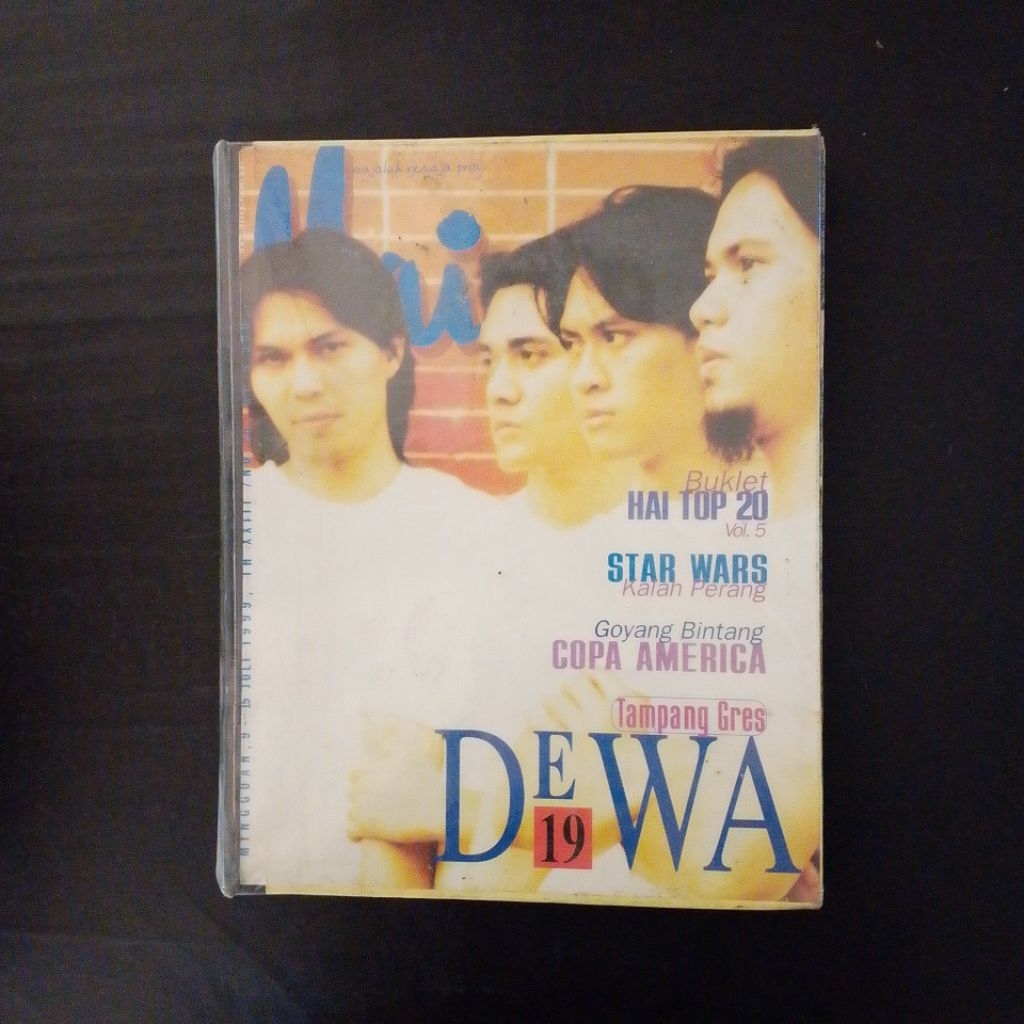 Majalah Hai: Tampang Gres Dewa 19 Edisi Jul-Agust 1999