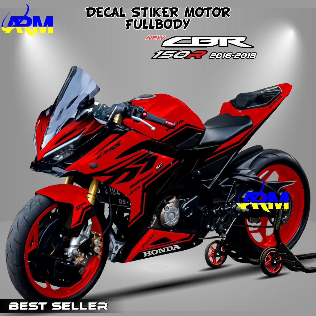 Sticker Decal CBR150R CBR150 R Facelift 2016-2018 Full body Motif Racing Rr