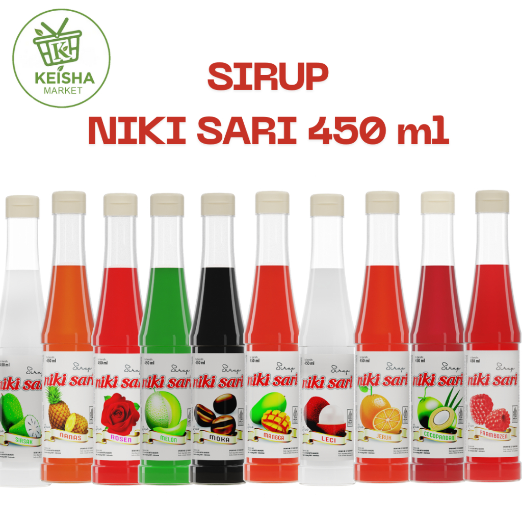 Syrup Niki Sari Botol Pet 450 ml (ASLI)