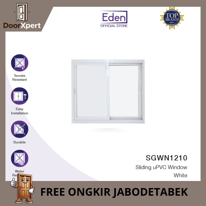 Jendela Rumah | Jendela Kamar EDEN SGWN UPVC - 120x100