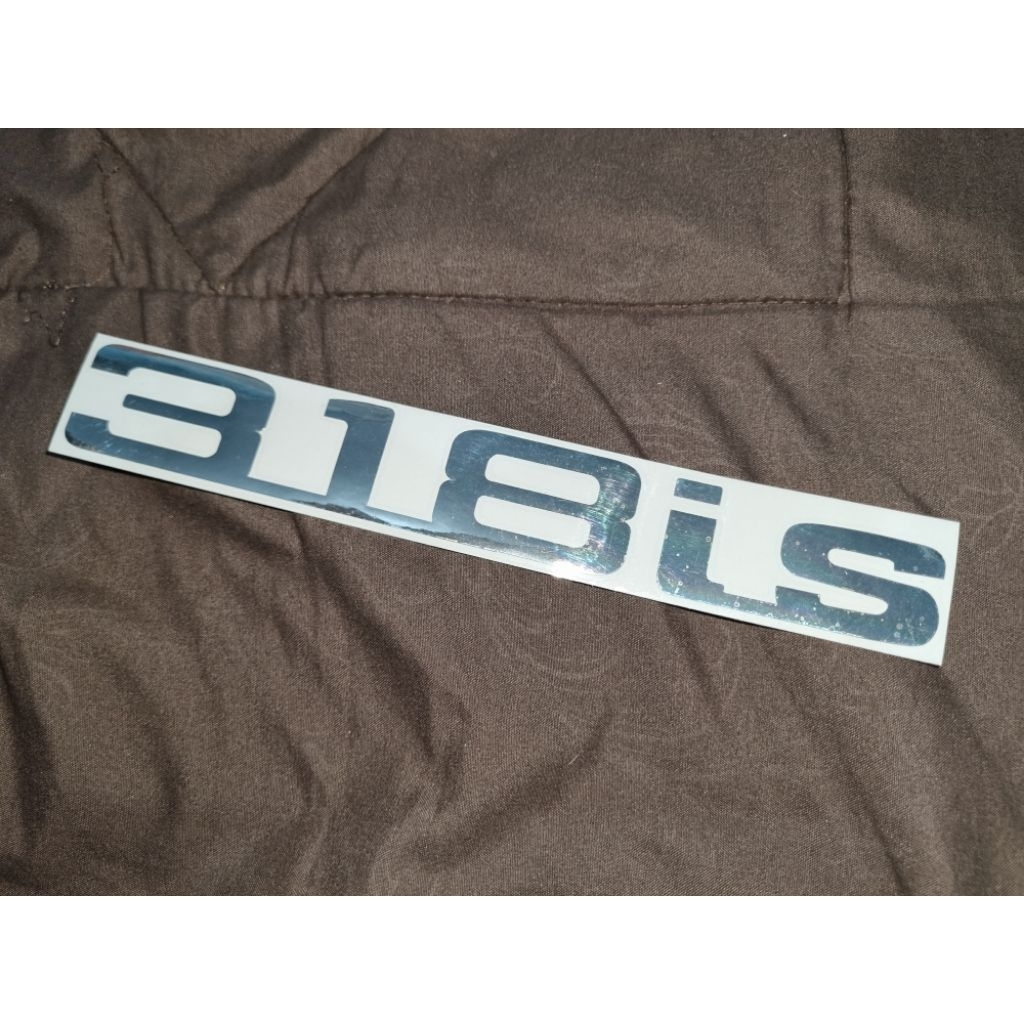 sticker BMW E30 emblem 318is