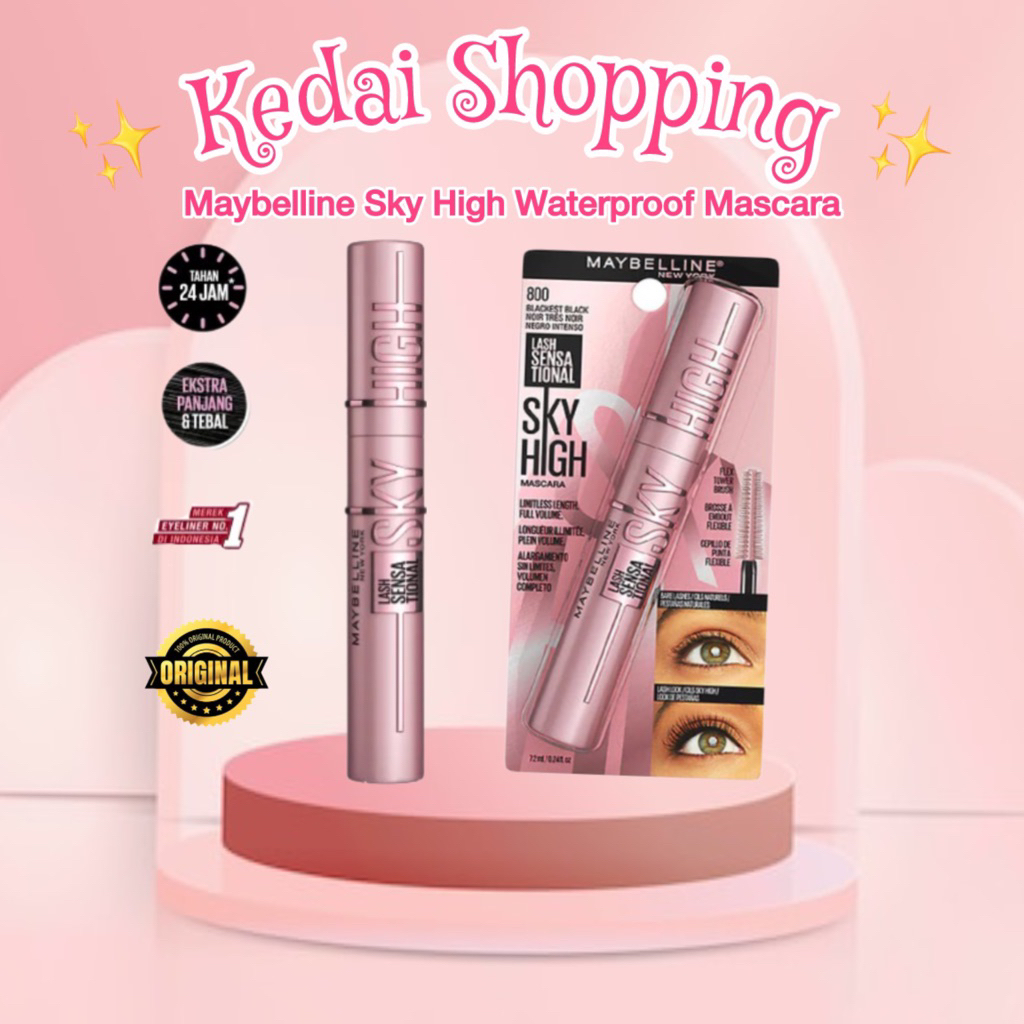 Maybelline Sky High Mascara Waterproof | Maybelline Mascara Original