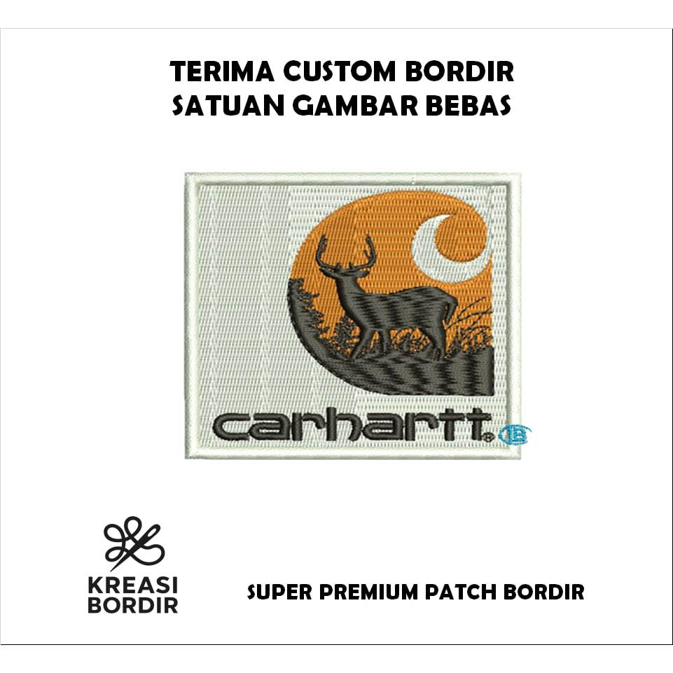 EMBLEM PATCH BORDIR LOGO CARHARTT - Kreasibordir.id