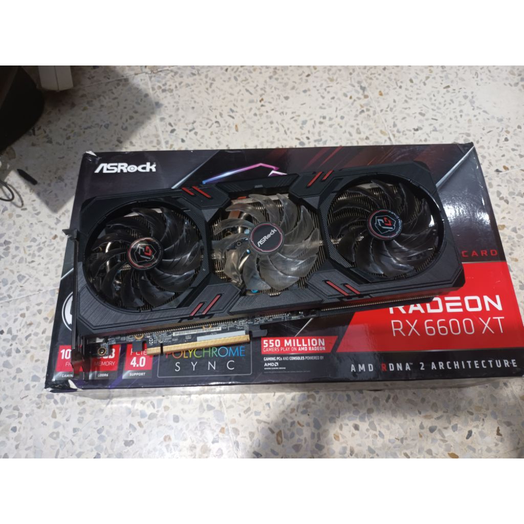 asrock rx 6600 xt phantom gaming minus hdmi rusak