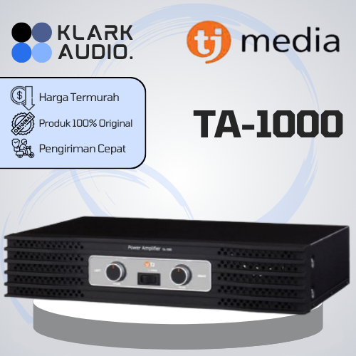 TJ Media TA-1000 / TA1000 / TA 1000 Processor Power Amplifier ORIGINAL