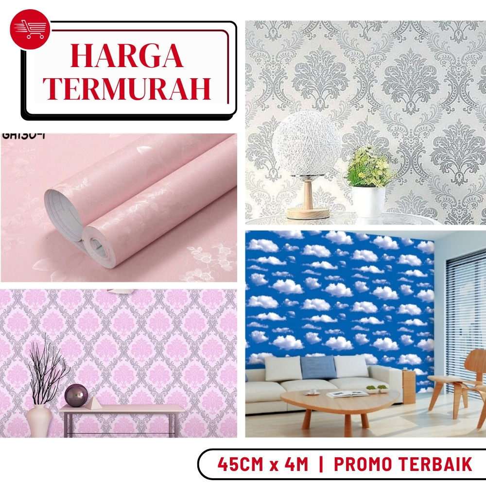 Wallpaper Kamar Wallpaper Stiker Dinding Kamar Tidur Wallpaper Dinding Pink Stiker Dinding Wallpaper