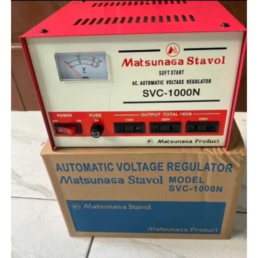 Stavol stabilizer 1000w merk matsunaga original