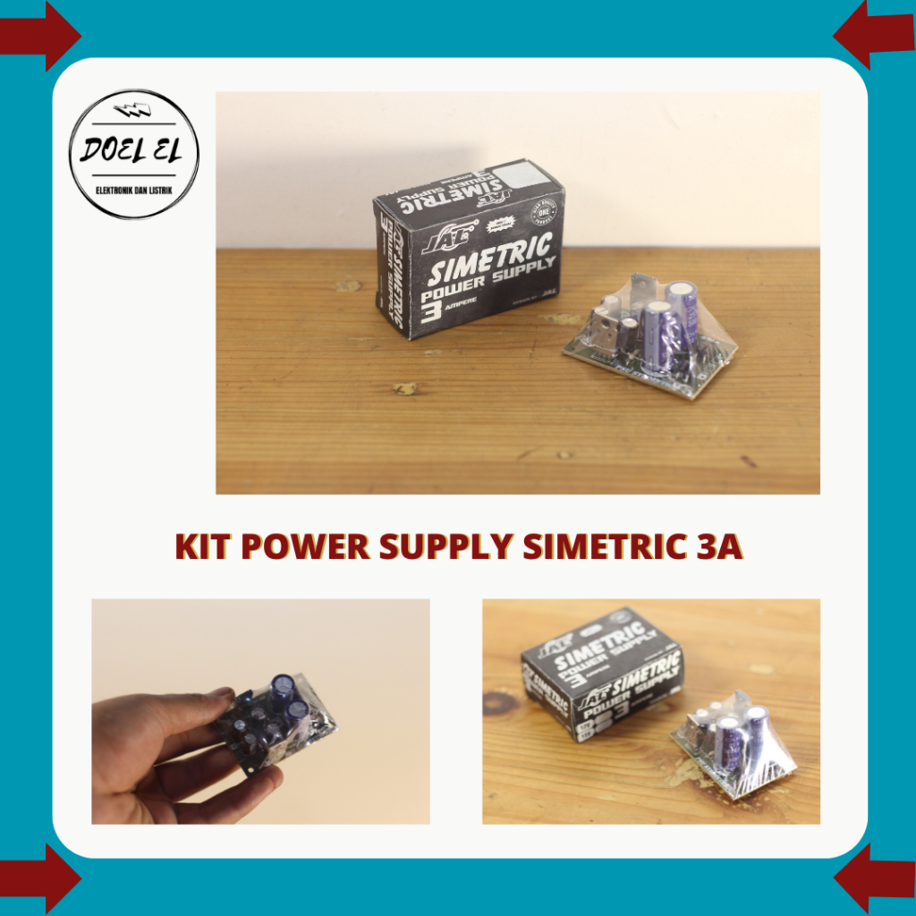 KIT POWER SUPPLY 3A SIMETRIC 12V-15V