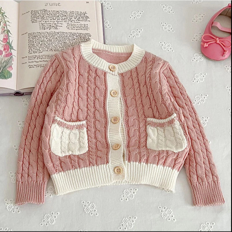 lunaraStore- luna Sweater Rajut Anak |  Candy Knit Princess | Cardigan Rajut Anak Ratu / Cardigan An