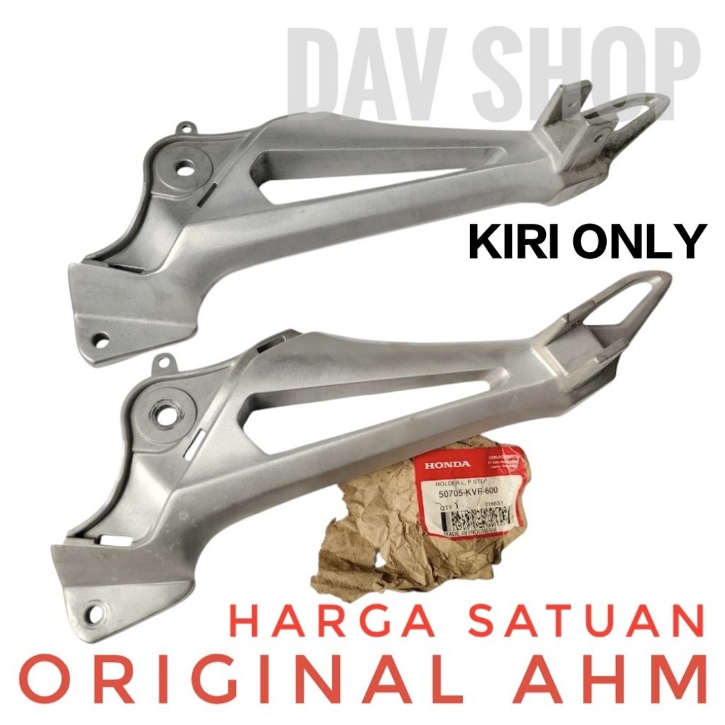 BRACKET/BREKET DUDUKAN FOOTSTEP BELAKANG KIRI SUPRA X 125 BATMAN & REVO LAMA 100 ORIGINAL AHM 50705K