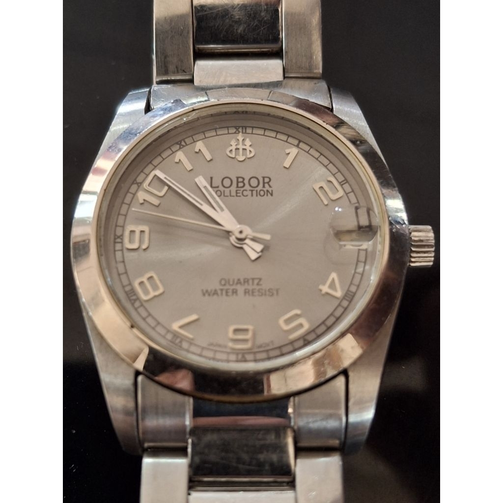 LOBOR Quartz 6018B Jam Tangan Pria Wanita second 1384