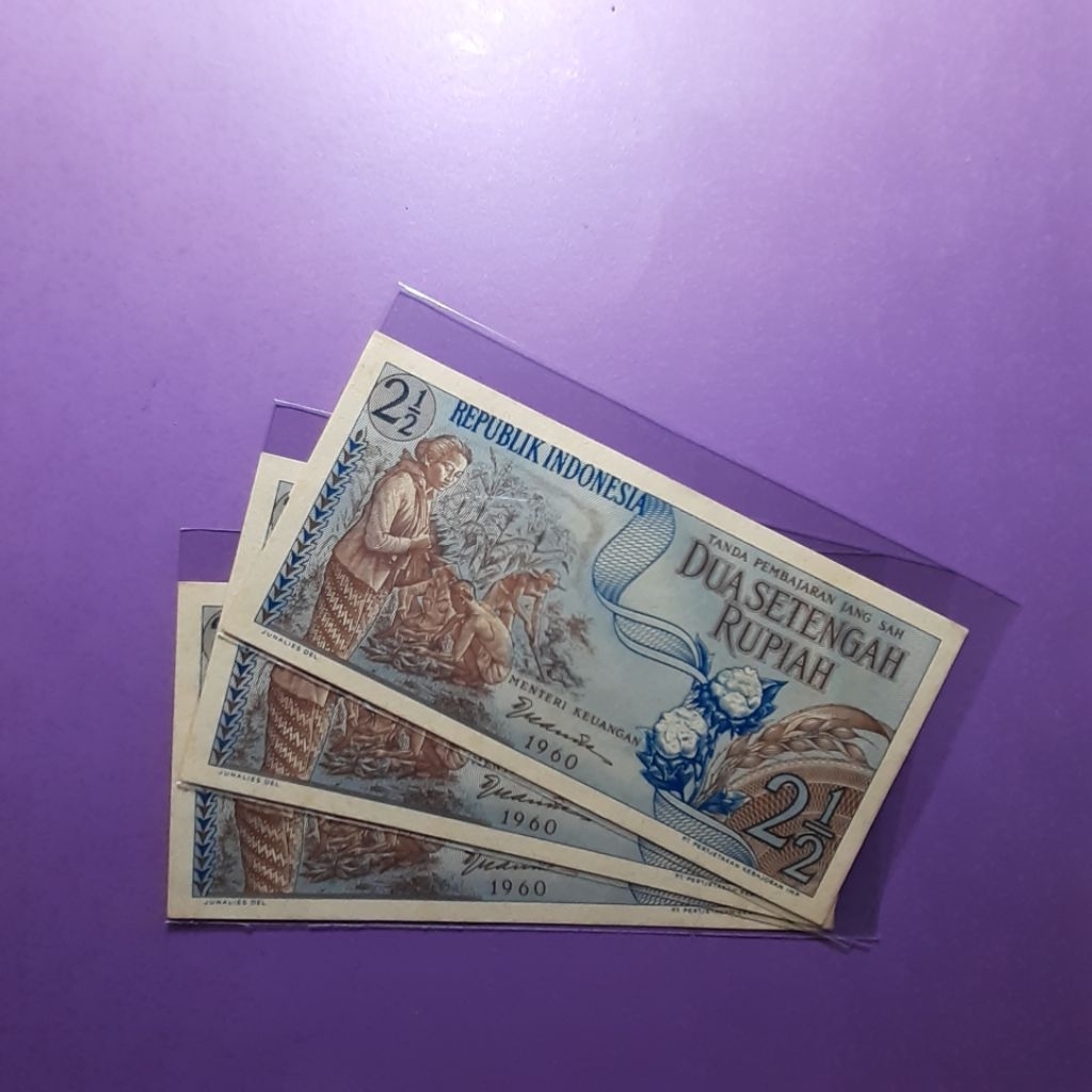 Uang 2.5 rupiah sandang pangan 1960