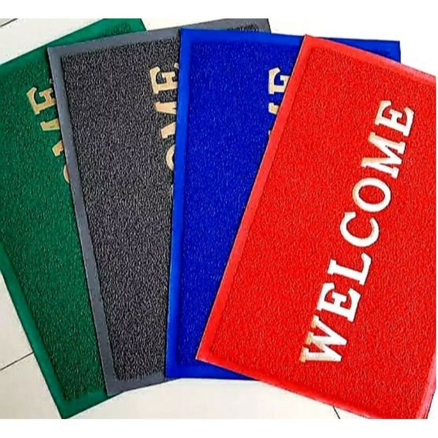 Keset Kaki PVC Anti Slip Keset Kaki Welcome Persegi Panjang
