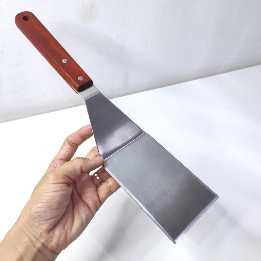 SPATULA TURNER PIZZA ROTI BAKAR STAINLESS STEEL Sutil Roti Bakar / Spatula Pizza / Spatula Martabak