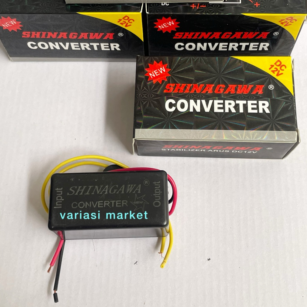 STEP DOWN SHINAGAWA CONVERTER AC DC 24V/36V TO DC 12 VOLT MODUL PENGUBAH ARUS TO DC 12 VOLT