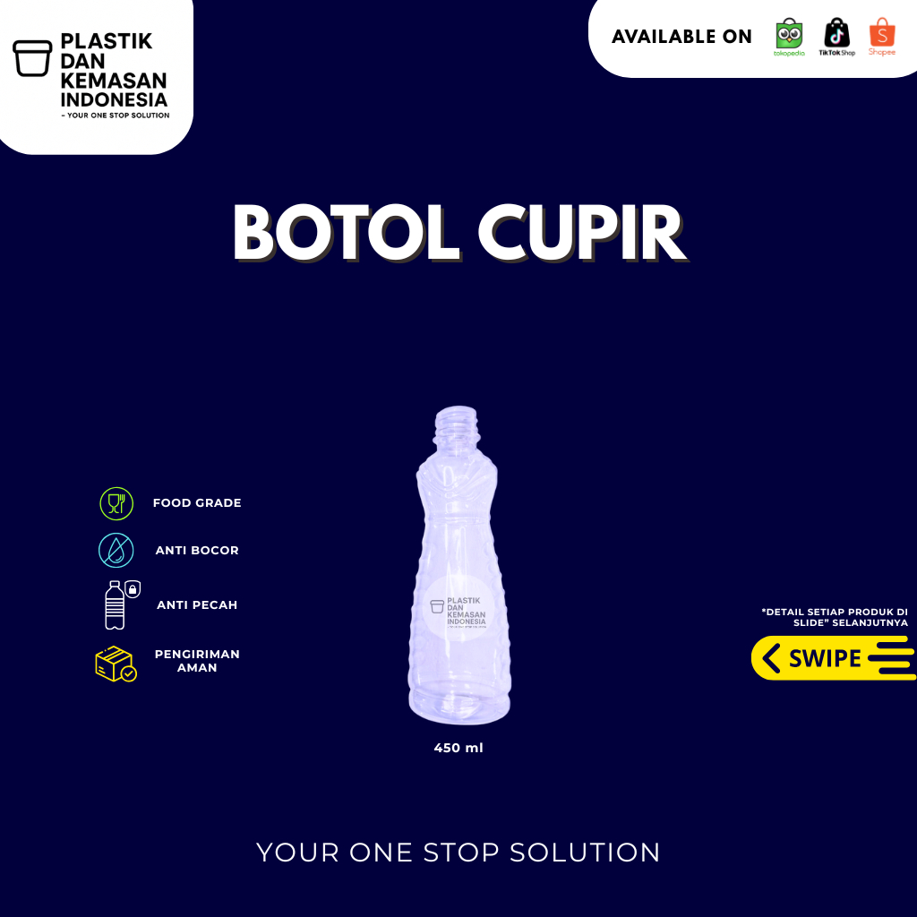 Botol Cupir 450ml