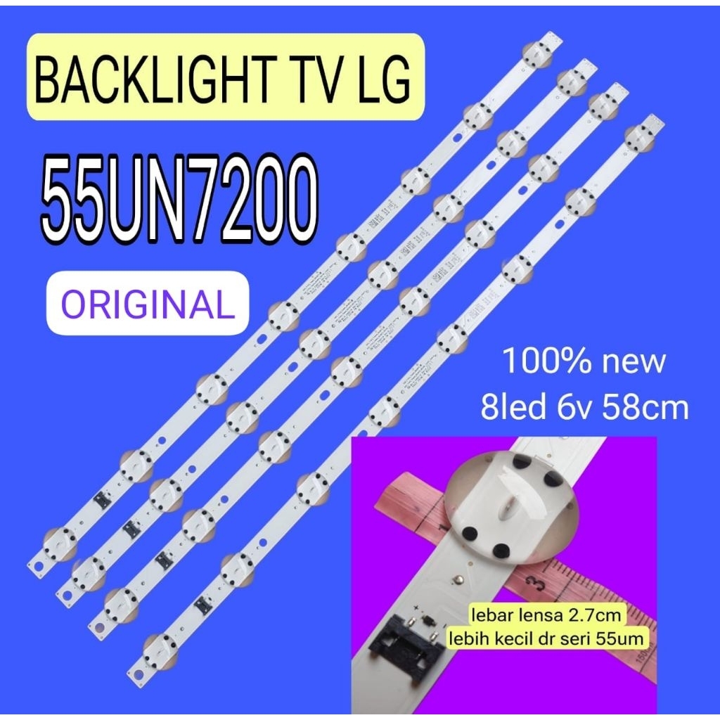 LAMPU LED BACKLIGHT BL TV LG 55UN7200 55UN7200PTF