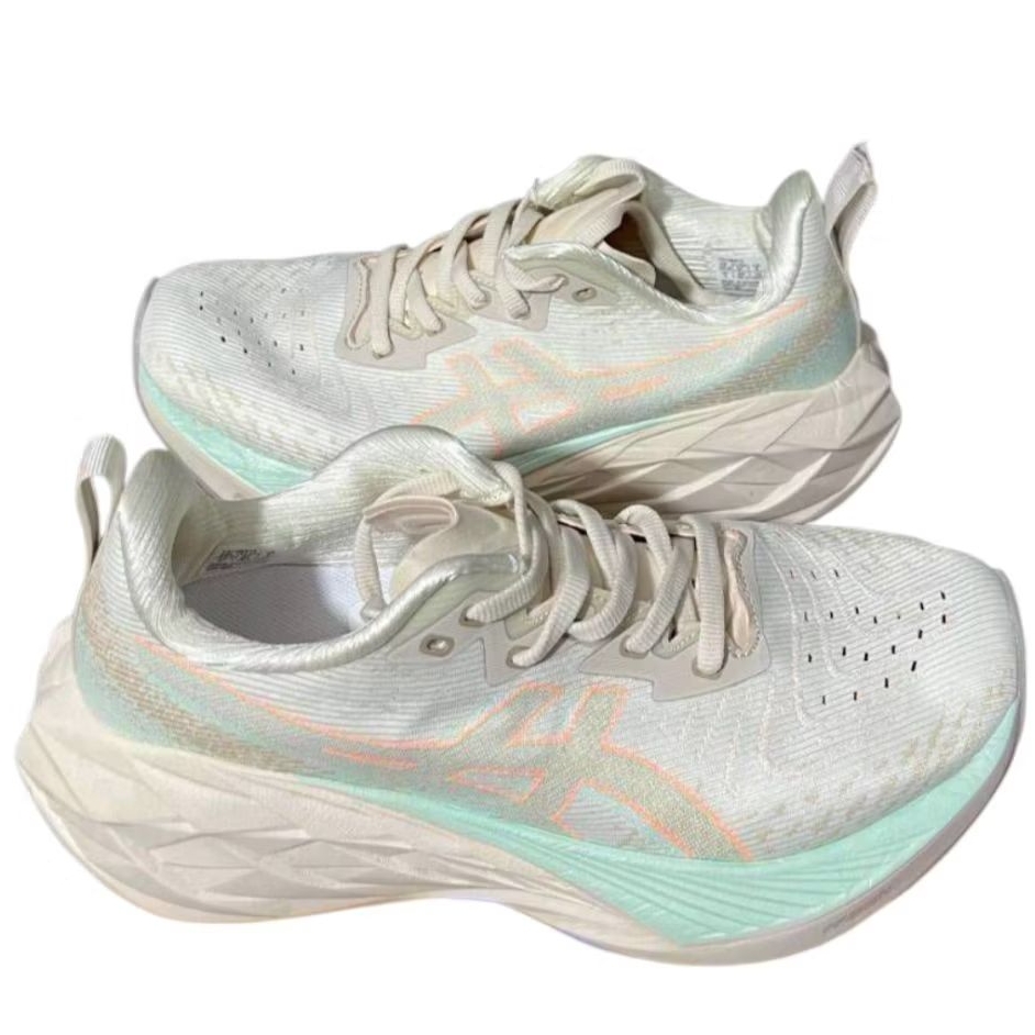 sepatu running Asics Novablast 4 Oatmeal shoes training pria dan wanita BNIB