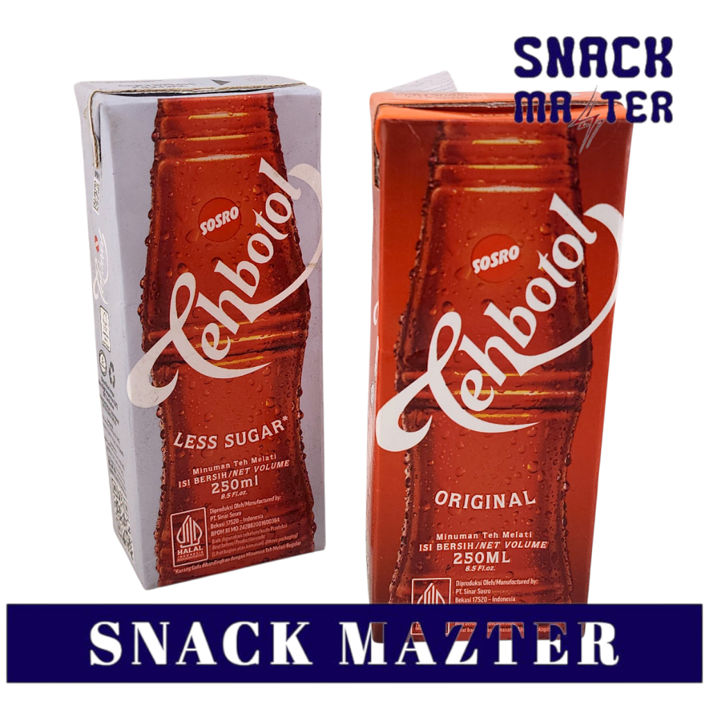 Teh Botol Sosro Kotak - Netto 250 ml