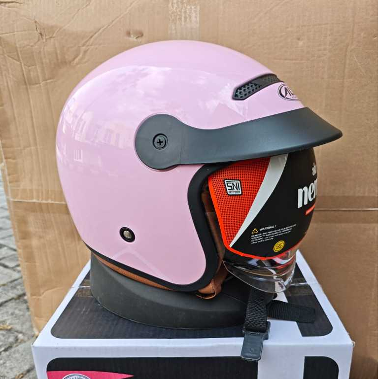ALV Nemo | MDS Magnum |Retro Classic – Helm Half Face Hijab Friendly [Helm Only Fullset | All Color]