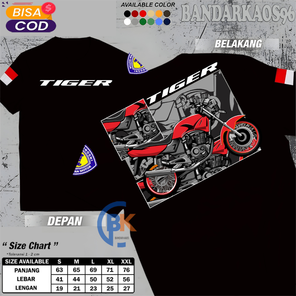 BandarKaos69 KAOS MOTOR MURAH HONDA TIGER HEREX M23