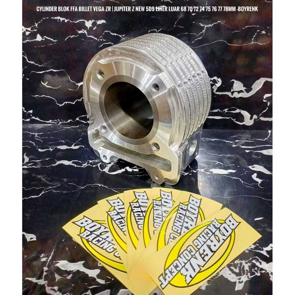 CYLINDER BLOK VEGA ZR | JUPITER Z NEW | JUPITER Z1 FFA MODEL BILLET LINER LUAR 68 70 72 74 75 76 77 