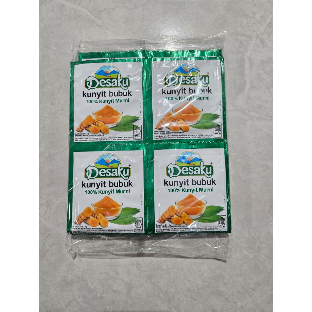 Desaku Kunyit Bubuk  5gram 1 Pack (24 Sachet)