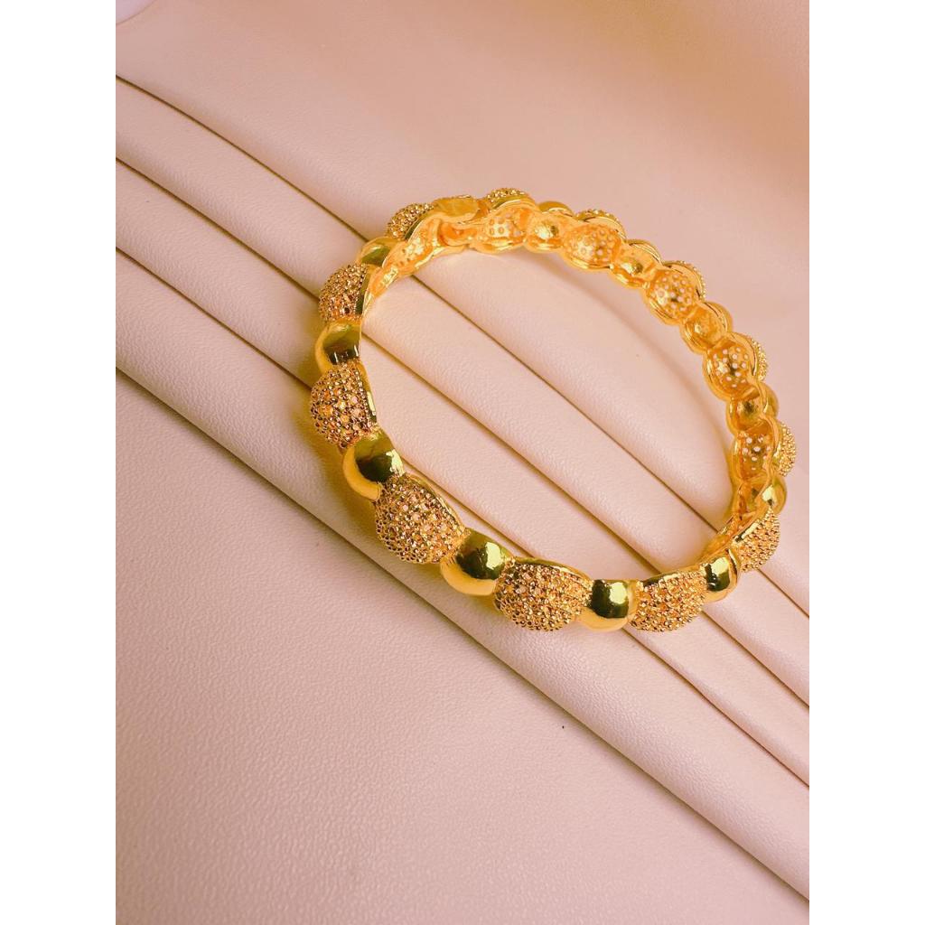 gelang dubai titanium emas model elegan